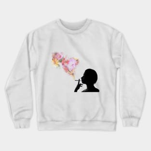 Flower smoke Crewneck Sweatshirt